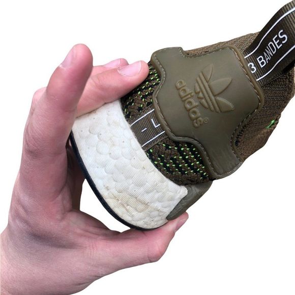 RARE 2018 adidas NMD R1 STLT Trace Olive Size 9 - Picture 14 of 16